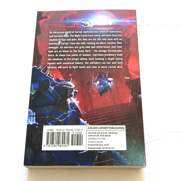 Warhammer 40,000 Carcharodons Red Tithe Paperback Book Robbie Macniven - Picture 2 of 5